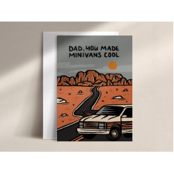 dad you made minivans cool | father's day card | DAD0001