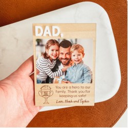 Custom Photo Magnet, Dad Photo Magnet, Grandpa Photo Magnet, Best Dad Magnet, Best Grandpa Magnet, Custom Magnet, Father's Day Magnet