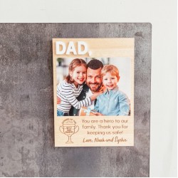 Custom Photo Magnet, Dad Photo Magnet, Grandpa Photo Magnet, Best Dad Magnet, Best Grandpa Magnet, Custom Magnet, Father's Day Magnet